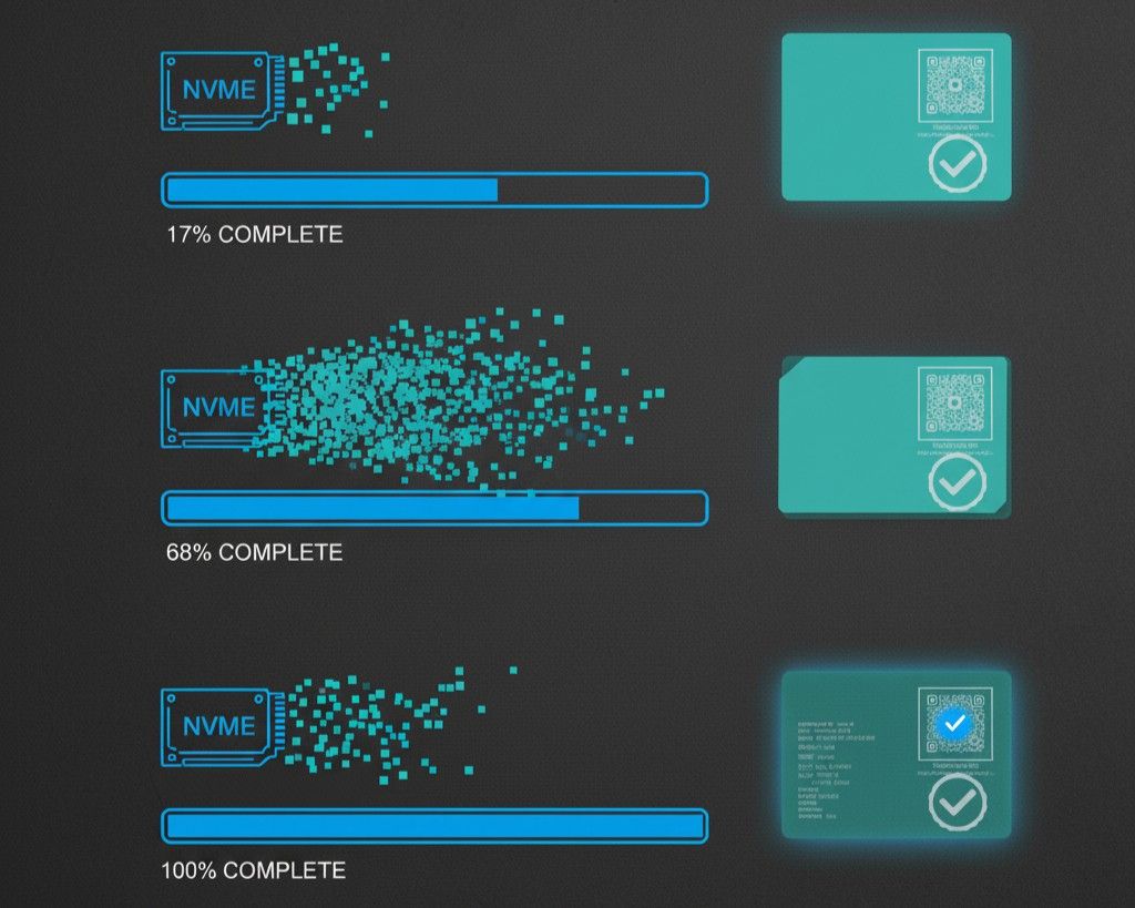 ZeroTrace workflow diagram showing steps from command to certificate